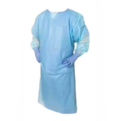 Disposable Open-Back PE Gown